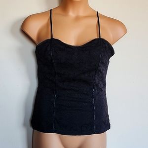 xoxo cami lace overlay